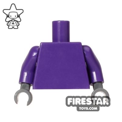 LEGO Mini Figure Torso - Plain Dark Purple