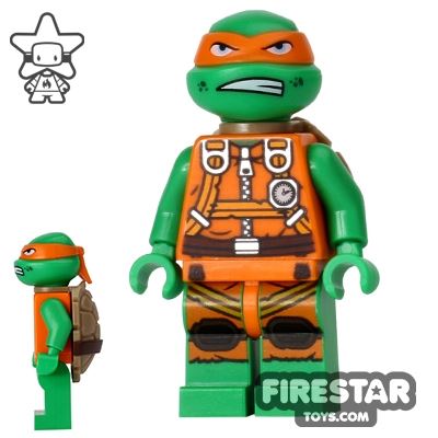 LEGO Teenage Mutant Ninja Turtles Mini Figure - Michelangelo - Jumpsuit 