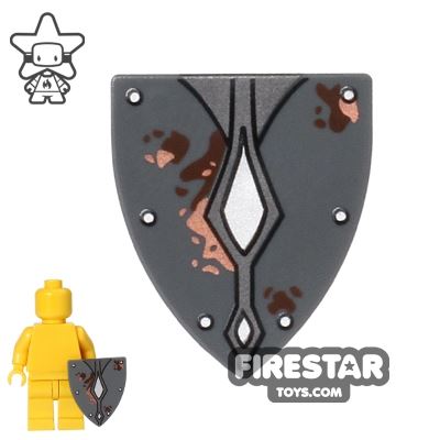 LEGO - Triangular Pirate Shield DARK BLUEISH GRAY