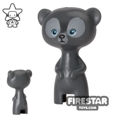 LEGO Animals Mini Figure - Bear Cub - Dark Blueish Gray DARK BLUEISH GRAY
