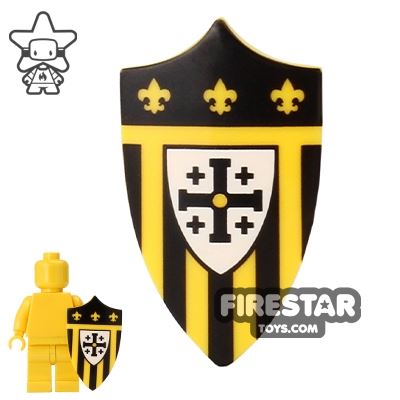 BrickForge Knight Shield - Coat of Arms YELLOW