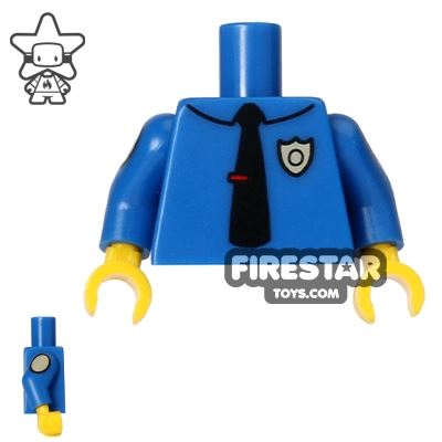 LEGO Mini Figure Torso - The Simpsons - Chief Wiggum BLUE