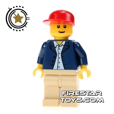 LEGO City Mini Figure - Male With Red Cap 