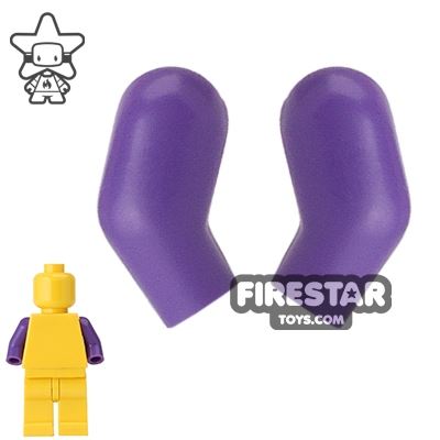 LEGO Mini Figure Arms - Pair - Dark Purple DARK PURPLE