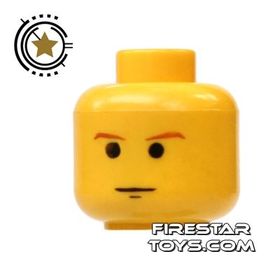 LEGO Mini Figure Heads - Star Wars - Luke Skywalker YELLOW