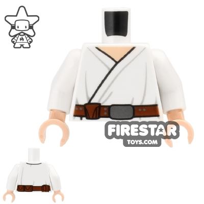 LEGO Mini Figure Torso - Star Wars - White Robe WHITE