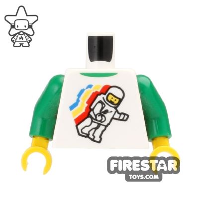 LEGO Mini Figure Torso - Space - Astronaut WHITE