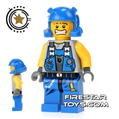 LEGO Power Miners Mini Figure - Power Miner Rex 