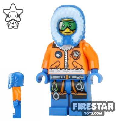 LEGO City Mini Figure - Arctic Explorer - Green Goggles 