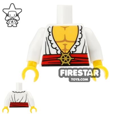 LEGO Mini Figure Torso - Swashbuckler Shirt