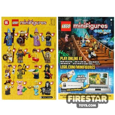 LEGO - Minifigures Series 12 Collectable Leaflet