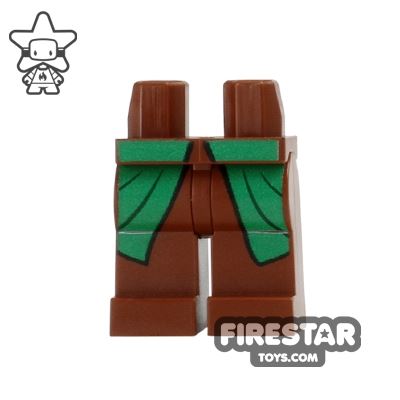 LEGO Mini Figure Legs - Tauriel - Elven Robe REDDISH BROWN