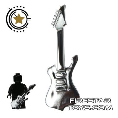 Amazing Armory -  Chrome Silver Electric Guitar 3 