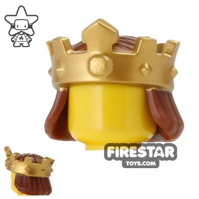 LEGO Kings Crown with Hair 