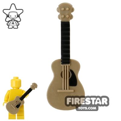BrickForge - Acoustic Guitar - Dark Tan with Black Neck 