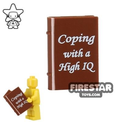 LEGO - Book - Coping with a High IQ REDDISH BROWN