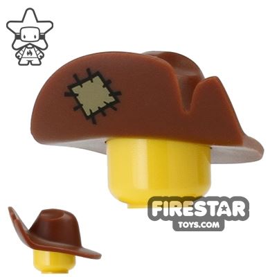 LEGO - Wide Brim Hat with Patch - Reddish Brown REDDISH BROWN