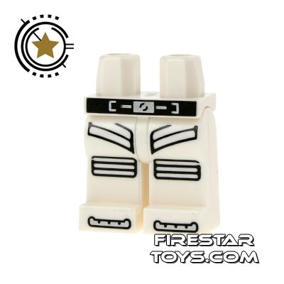 LEGO Mini Figure Legs - Spaceman WHITE