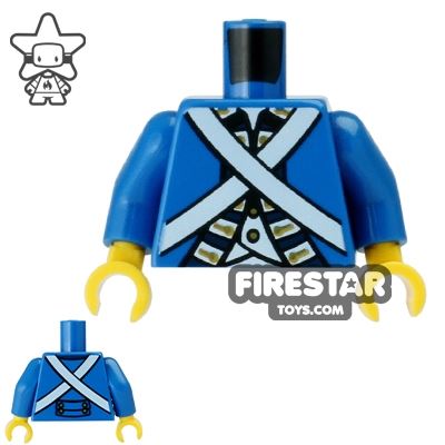 LEGO Mini Figure Torso - Bluecoat Soldier Uniform