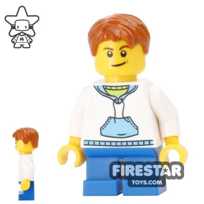 LEGO Holiday Mini Figure - Boy - Crooked Smile 