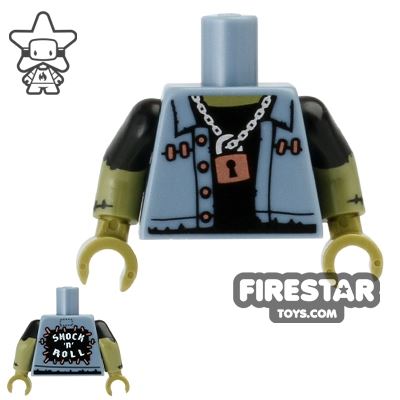 LEGO Mini Figure Torso - Rocker Monster