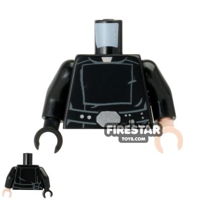 LEGO Mini Figure Torso - Luke Skywalker - Jedi Master BLACK