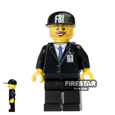 Custom Design Mini Figure - FBI Agent 