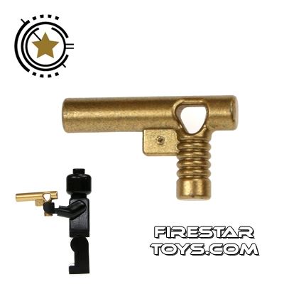 LEGO Gun - Golden Handgun METALLIC GOLD