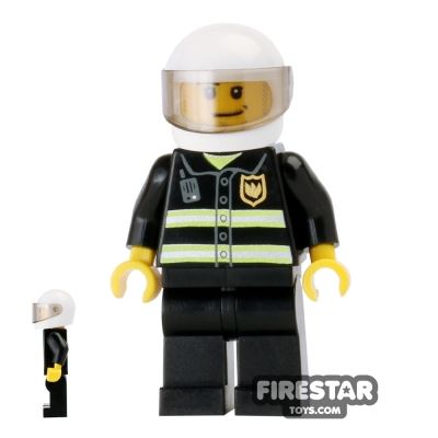 LEGO City Mini Figure – Fireman With Helmet 