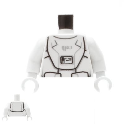 LEGO Mini Figure Torso - First Order Snowtrooper WHITE