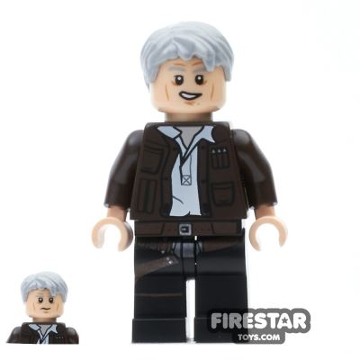 LEGO Star Wars Mini Figure - Han Solo - Gray Hair 