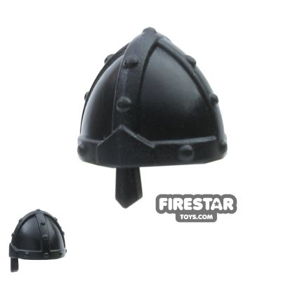 BrickWarriors Minifigure Headgear Nasal Helm BLACK
