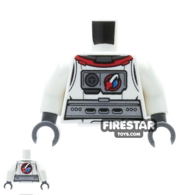 LEGO Mini Figure Torso - Spacesuit - Astronaut WHITE