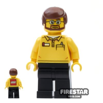 LEGO City Mini Figure - City Square Lego Store Delivery Driver 