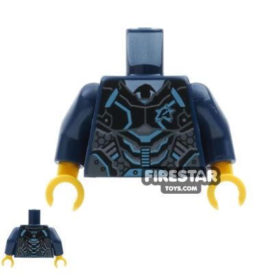LEGO Mini Figure Torso - Ultra Agents Dark Blue Armour