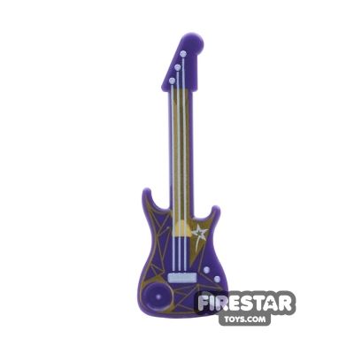 LEGO - Electric Guitar - Dark Purple and Gold