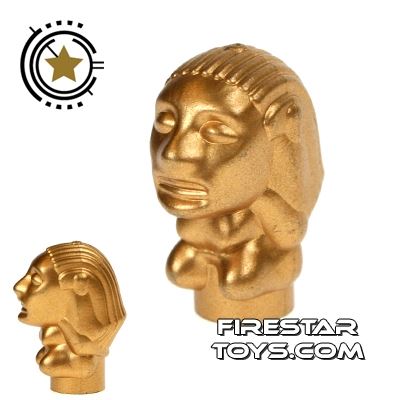 LEGO Minifigure Accessory Indiana Jones Peruvian Temple Idol METALLIC GOLD