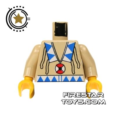 LEGO Mini Figure Torso - Indian Chief TAN
