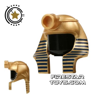 LEGO Pharaoh Mummy Headdress METALLIC GOLD