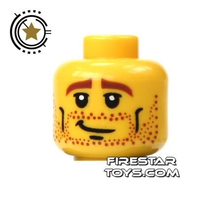 LEGO Mini Figure Heads - Stubble