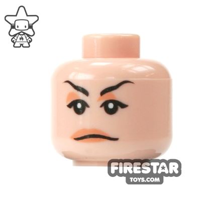 LEGO Mini Figure Heads - Female Pale Lips LIGHT FLESH