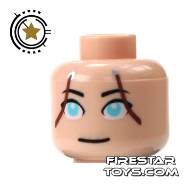 LEGO Mini Figure Heads - Blue Eyes