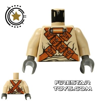 LEGO Mini Figure Torso - Tusken Raider TAN