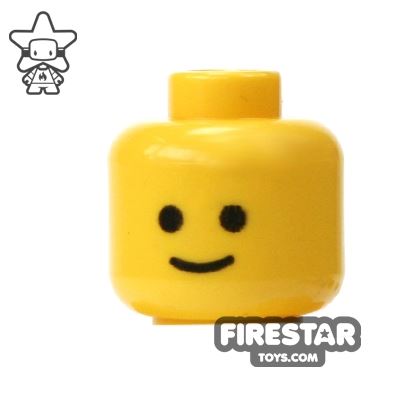 LEGO Mini Figure Heads - Simple Smile Face