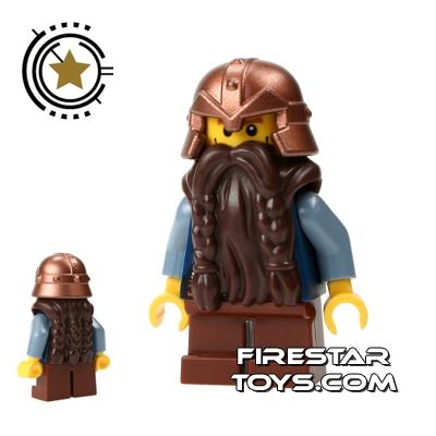 LEGO Castle Fantasy Era - Dwarf - Copper Helmet 