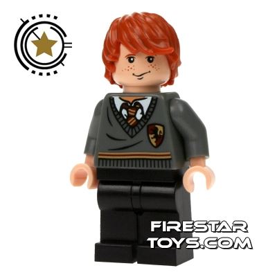 LEGO Harry Potter Mini Figure -  Ron Weasley Black Legs 