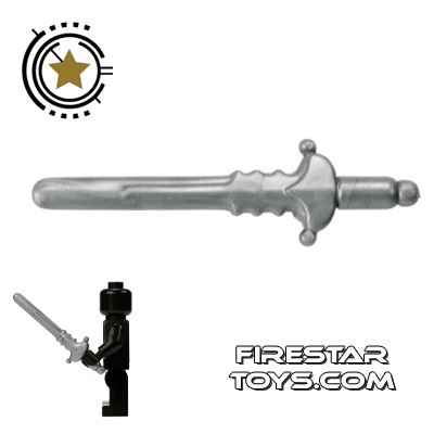 BrickForge - Military Sword - Silver PEARL LIGHT GRAY