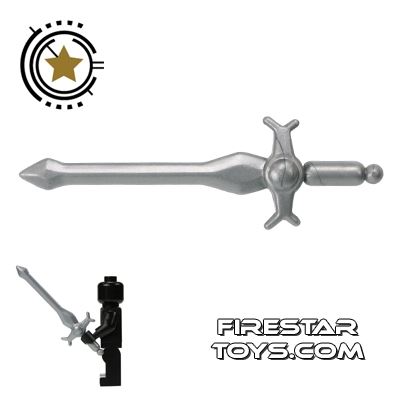 BrickForge - Hero Sword - Silver PEARL LIGHT GRAY