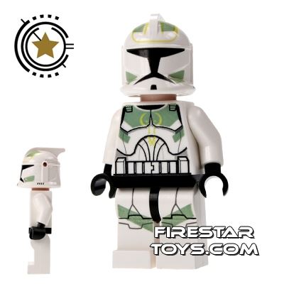 LEGO Star Wars Mini Figure - Clone Commander - Green Markings 