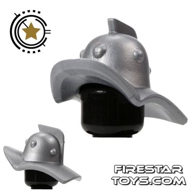 BrickForge - Gladiator Helmet - Silver FLAT SILVER
